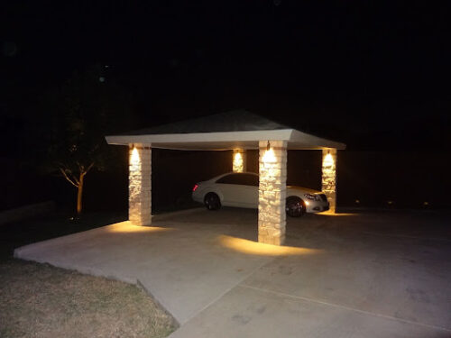 Increase lighting of carport