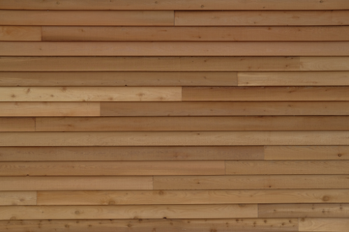 Wood-Look Vinyl Panels idea for carport wall