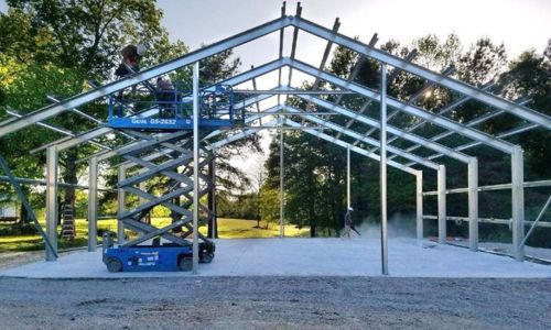 Installing Purlins