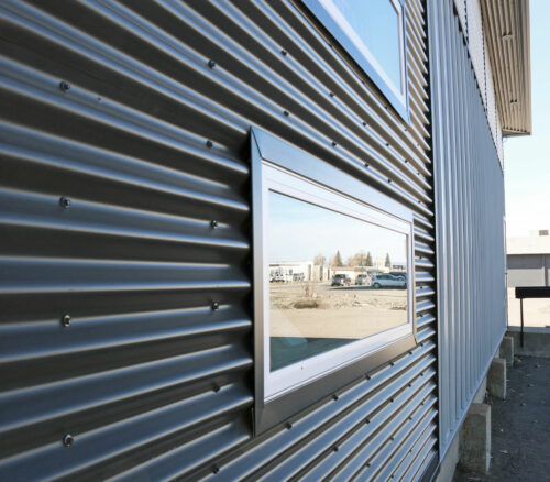 corrugated metal panels