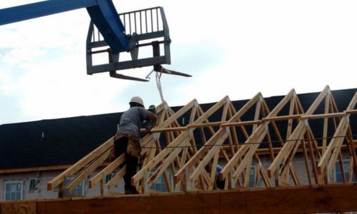 Wood Building Roofing