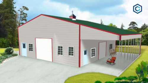 50X50 shed metal building kits