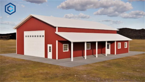 50x60 Pole Barn Metal Buildings Kits
