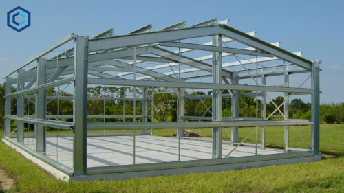 Cold-formed steel building kits