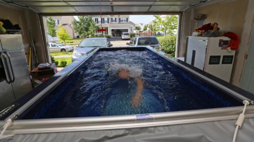 Uses of Metal 2 Car Garages as swimming pool