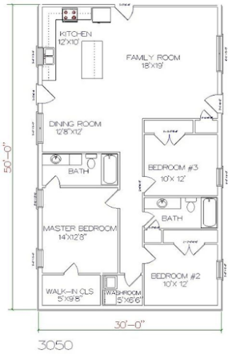 2022 Best 30×50 Metal Building Plans