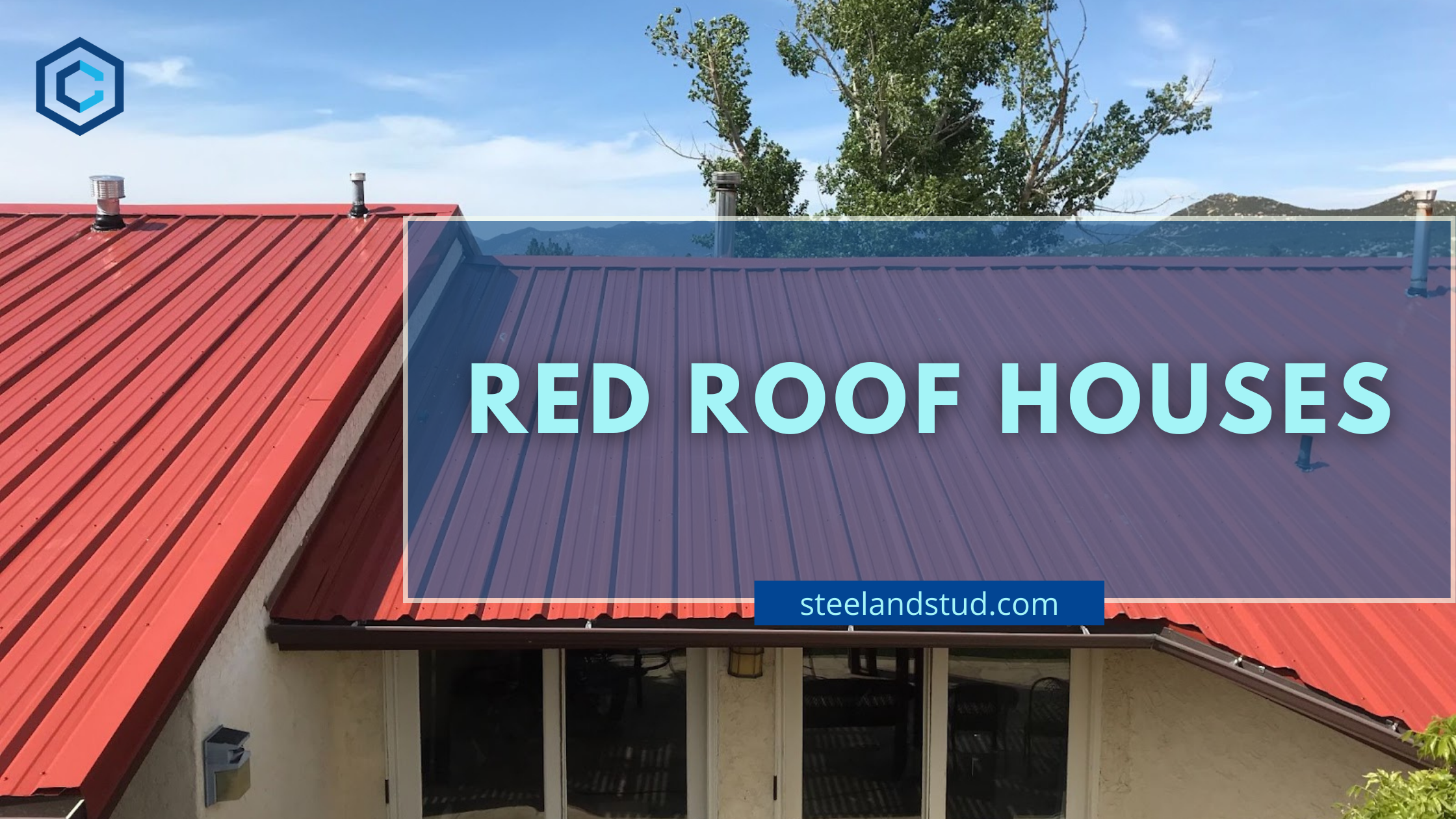 Red roof houses