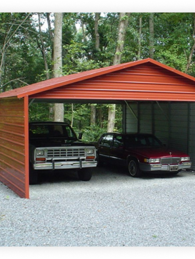 How to temporarily enclose a carport