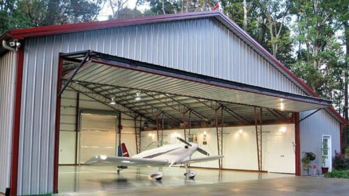 Metal Building For Aircraft