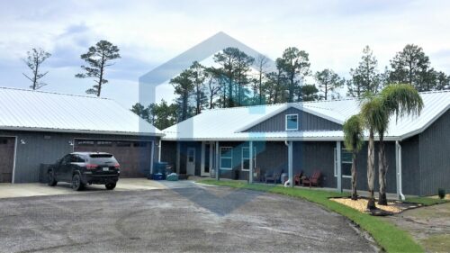 Metal Building as Guest House