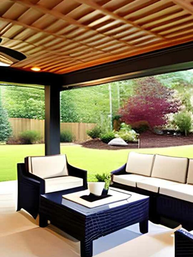 Turning Carport into Outdoor Living Space