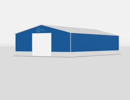 25×35 Two-Car Detached Garage Metal Building Kit