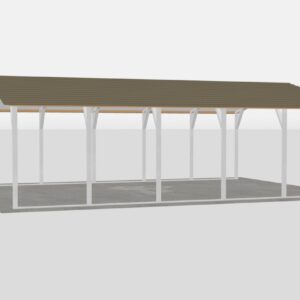 Standard Metal Carports - 18 x 25 x 7 (A-frame Roof)
