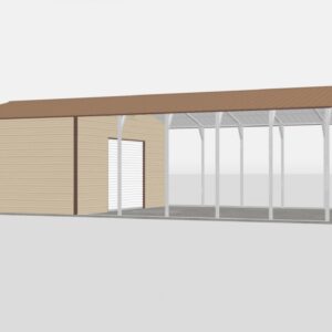 Utility Metal Carports - 24 x 40 x 10