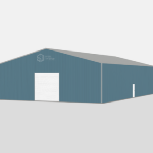 Deluxe Commercial Metal Buildings - 50 x 80 x 16
