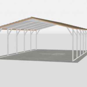 Standard Metal Carports - 18 x 25 x 7 (A-frame Roof)