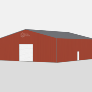 Deluxe Commercial Metal Buildings - 40 x 40 x 14