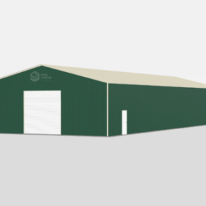 Deluxe Commercial Metal Buildings - 40 x 100 x 14