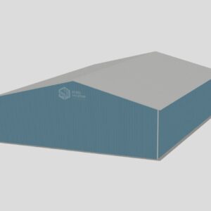 Deluxe Commercial Metal Buildings - 50 x 70 x 14
