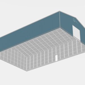 Deluxe Commercial Metal Buildings - 50 x 80 x 16