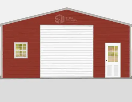 Standard Metal Garages - 24 x 40 x 10