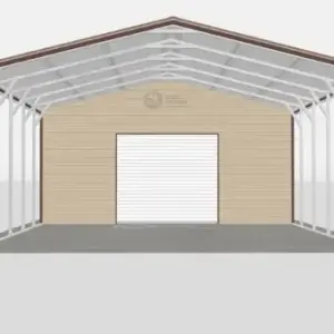 Utility Metal Carports - 24 x 40 x 10