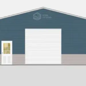 Triple Wide Metal Garages - 30 x 40 x 12