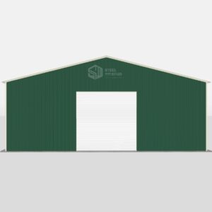 Deluxe Commercial Metal Buildings - 40 x 100 x 14
