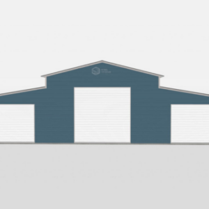 Raised Center Metal Barns - 20 x 40 x 12