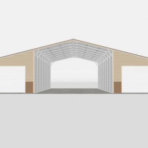 Straight Roof Metal Barns - 20 x 40 x 11