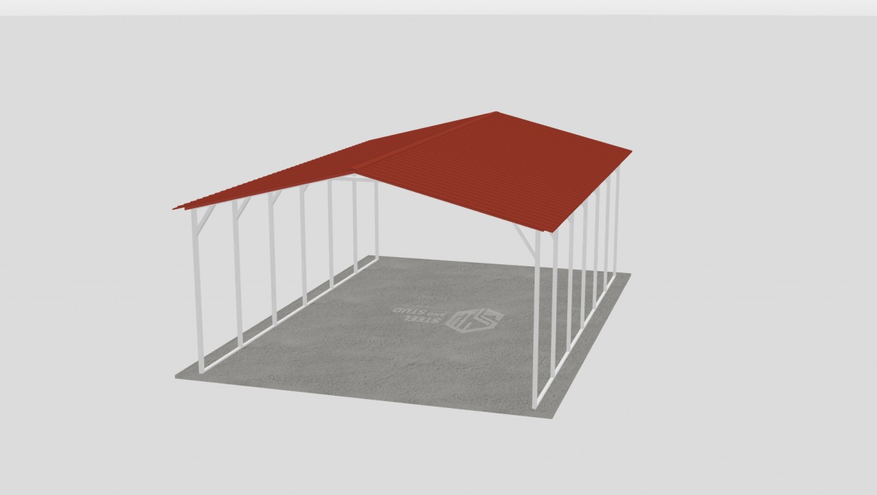 Standard Metal Carports - 20 x 30 x 10 - Image 3