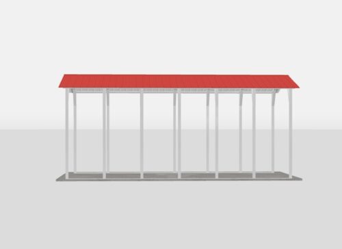 25×35 Storage Building for Inventory Metal Building Kit