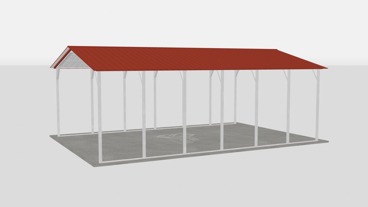 Standard Metal Carports - 20 x 30 x 10 - Image 4