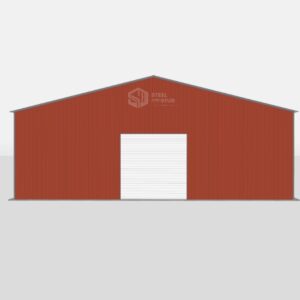 Deluxe Commercial Metal Buildings - 50 x 60 x 16