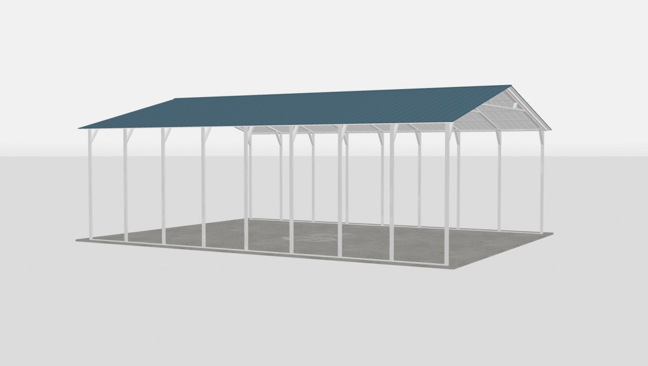 Triple Wide Metal Carports - 30 x 30 x 10 - Image 3