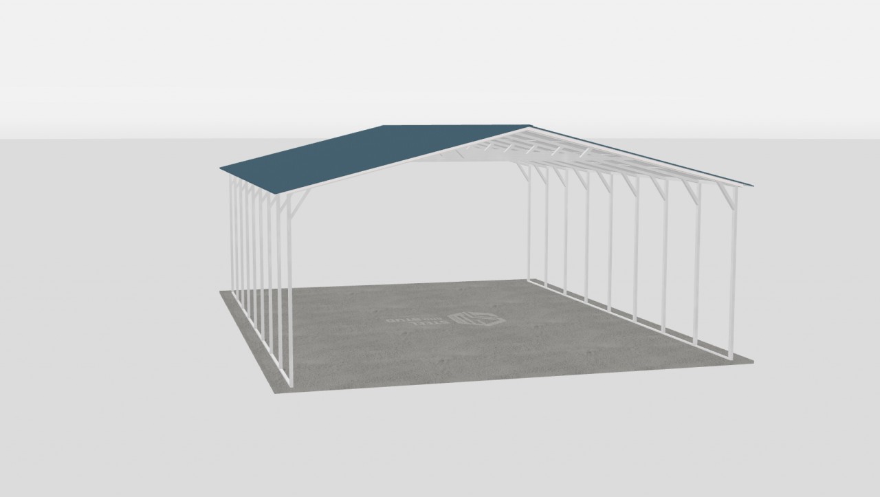 Triple Wide Metal Carports - 30 x 30 x 10 - Image 2