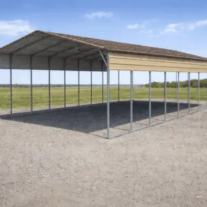 25x35 Metal Building Kits Built for Two-Car Garages