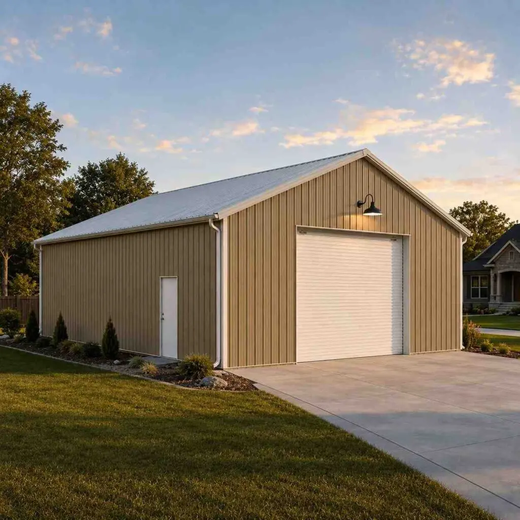 60×110 Property-Line Detached Garage