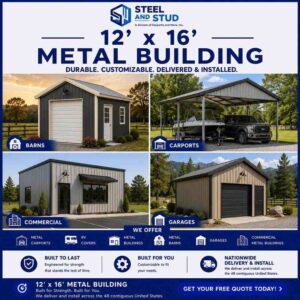 12x16 Metal Building