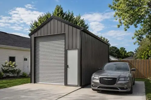 20×32 Garage + Storage Combo