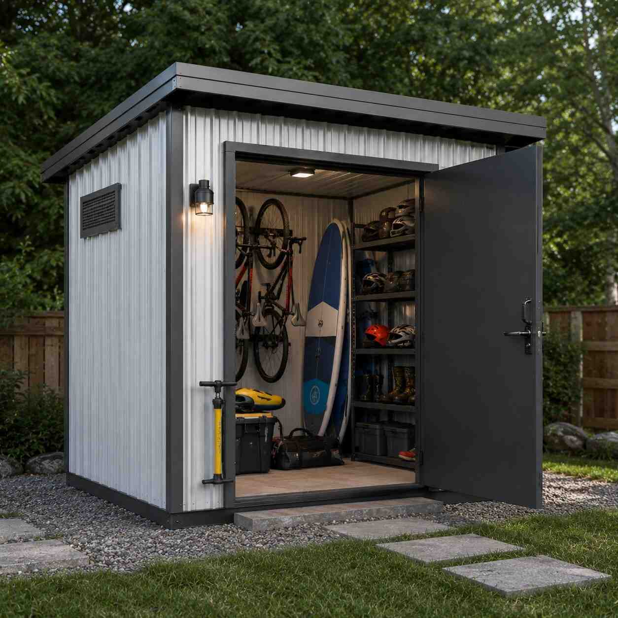 Everyday bike & gear storage