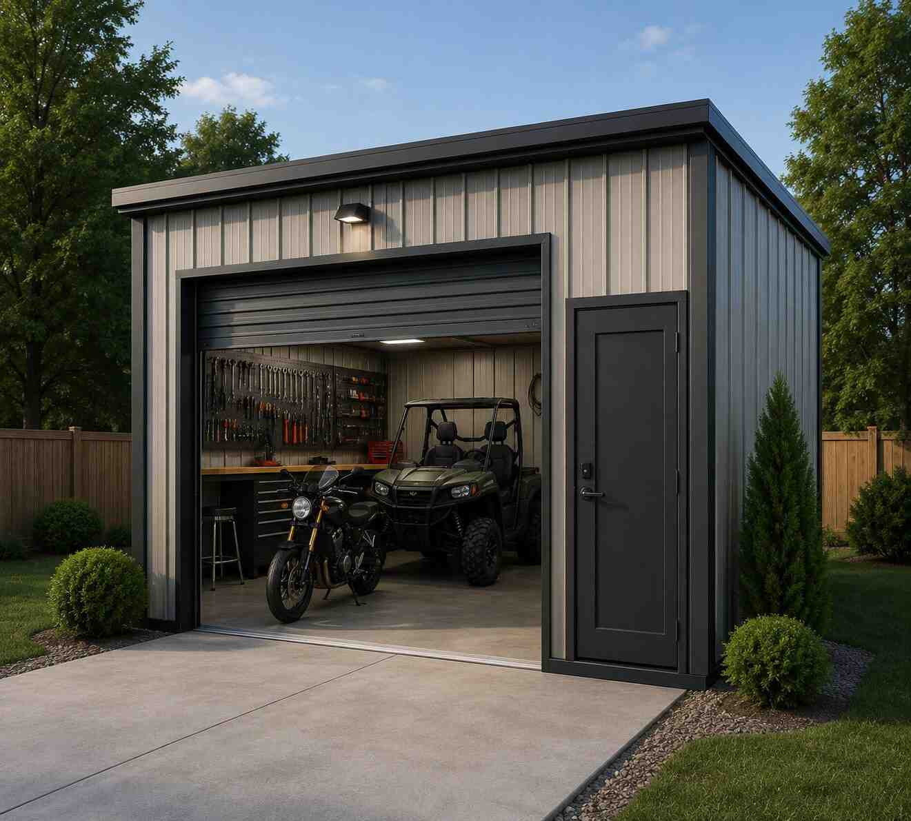 Everyday compact garage / small suv garage