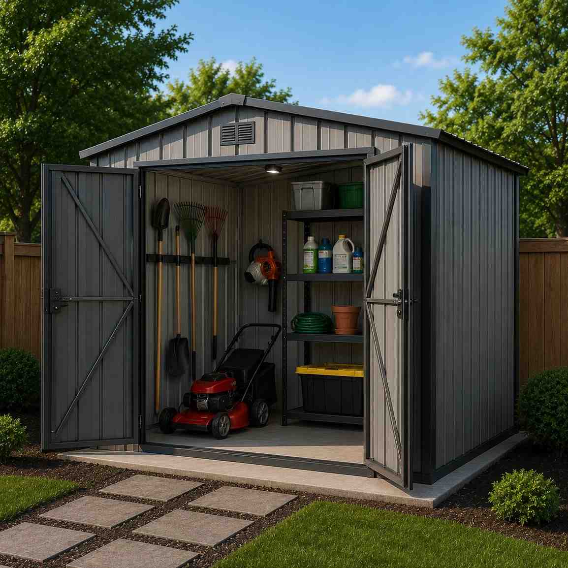 Everyday tool shed / garden storage