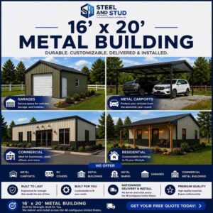 16x20 Metal Building