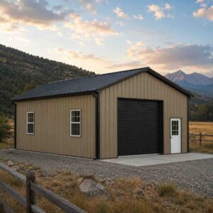 18x36 Metal Buildings, 648 Sq Ft Steel Kit