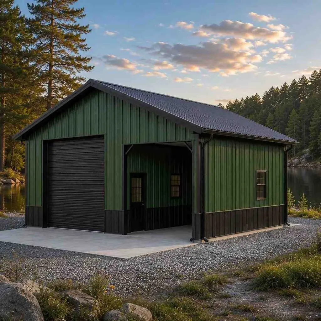 18×28 Pool House & Cabana Metal Building Kit