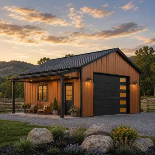 28×40×12 Garage with Loft Apartment