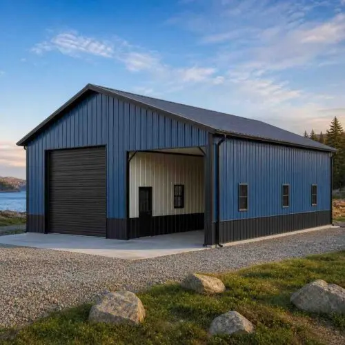 10×110 Property-Line Detached Garage