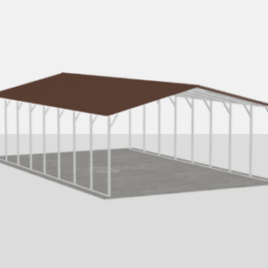 Standard Metal Carports - 24 x 40 x 10