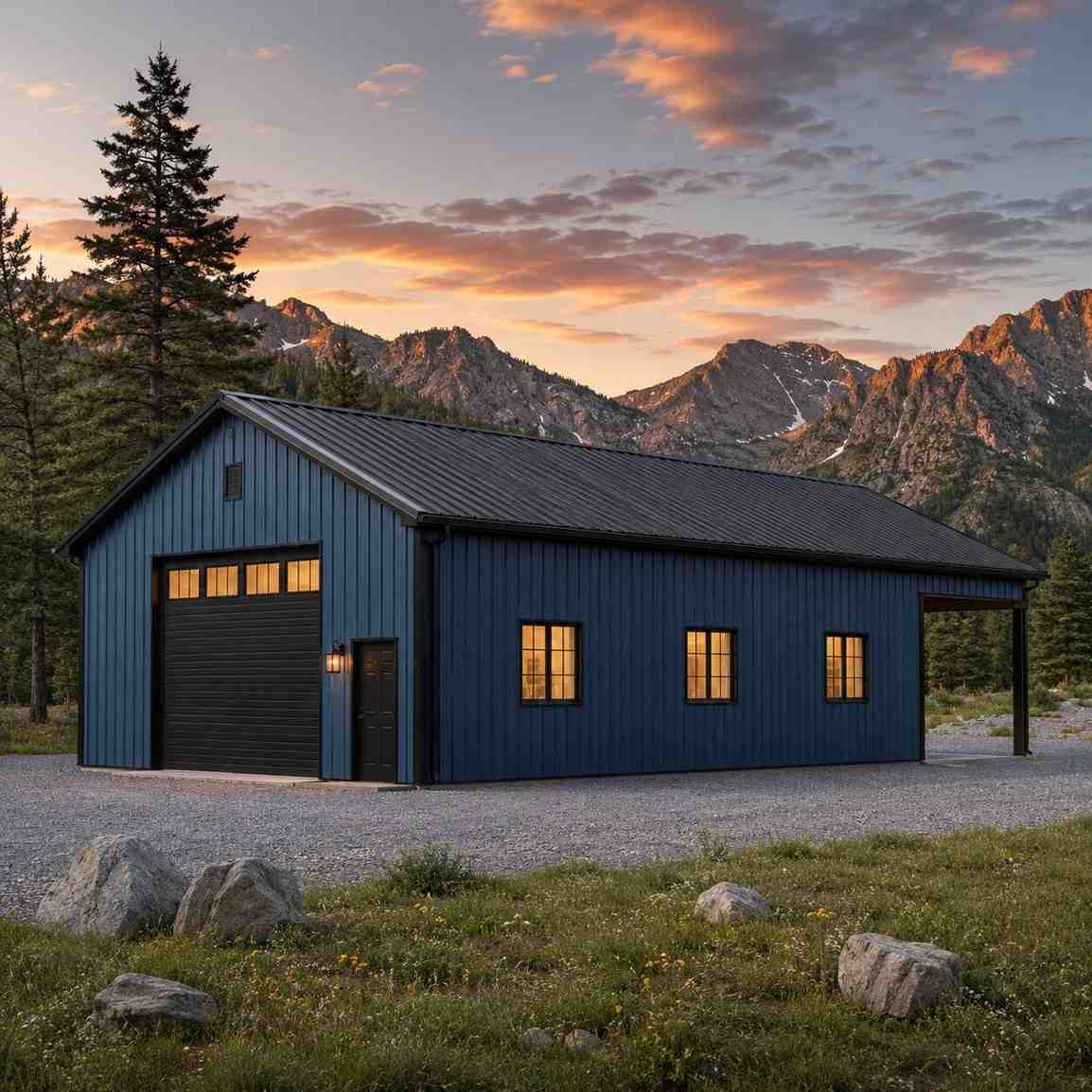 24x48 Metal Building Kit (1,152 Sq Ft) - Image 8